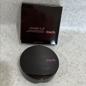 AVON mark powder buff Natural Skin Foundation~Light 3~NOS/NIB 2012